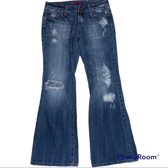 Vigoss Denim - Vigoss the Jordan flare distressed jeans